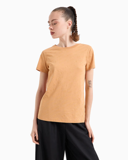 Regular fit jersey T-shirt with allover ASV logo
