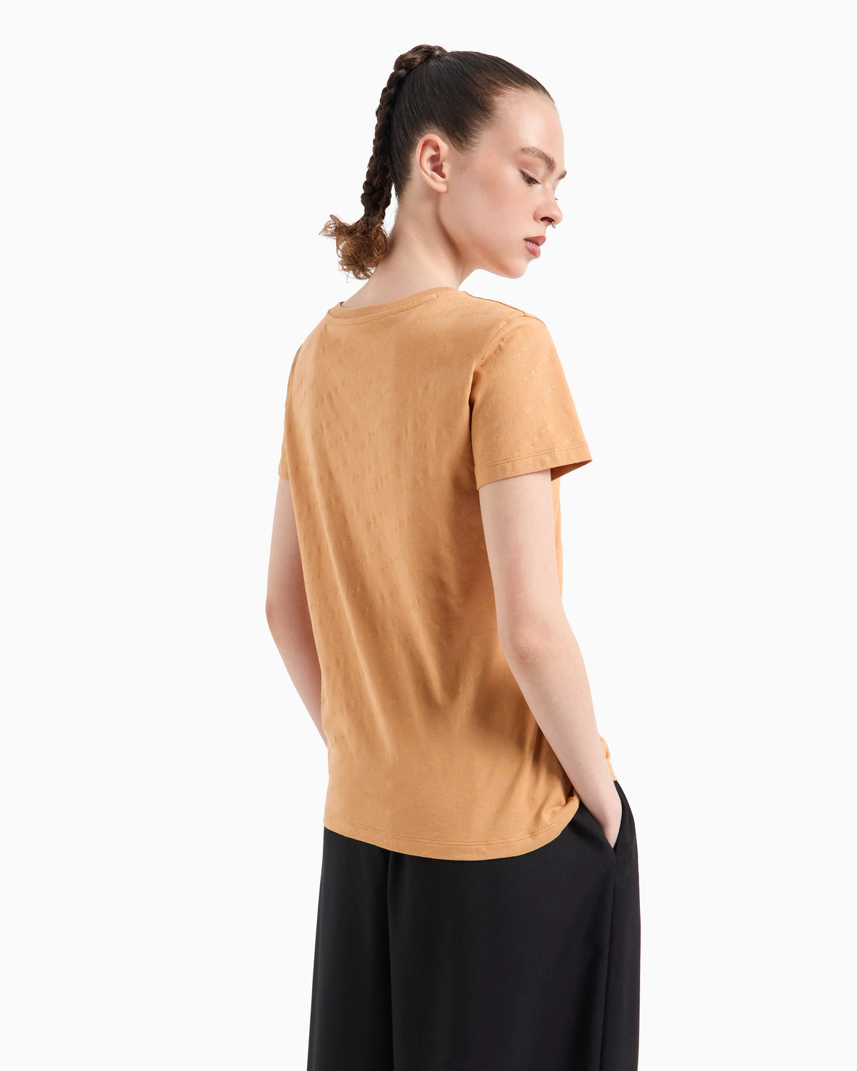 Regular fit jersey T-shirt with allover ASV logo