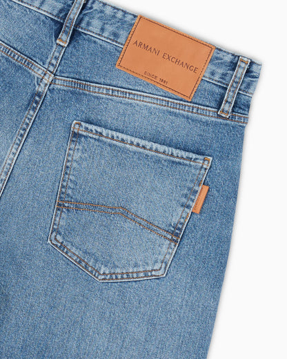 J13 slim fit jeans in indigo denim