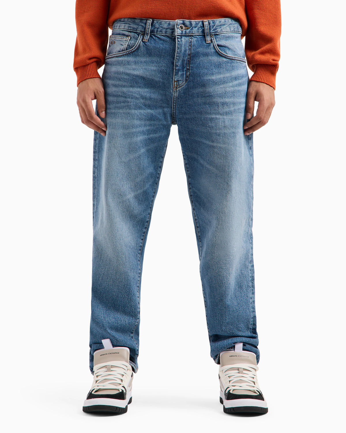 J13 slim fit jeans in indigo denim