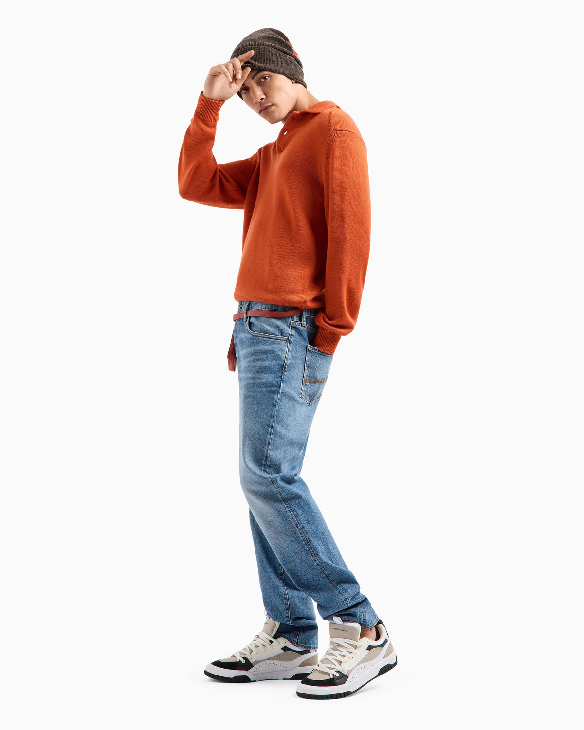 J13 slim fit jeans in indigo denim