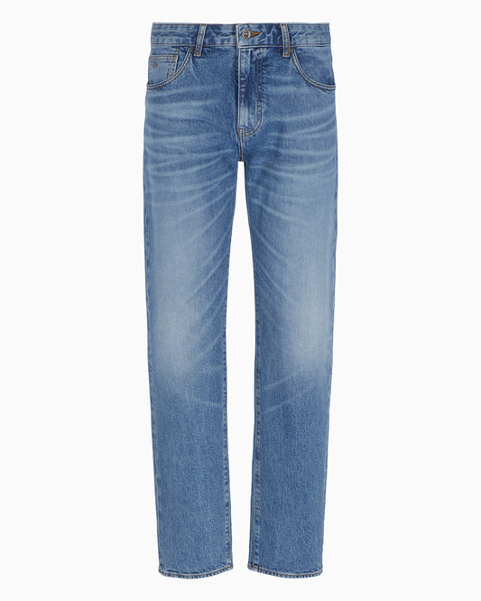 J13 slim fit jeans in indigo denim
