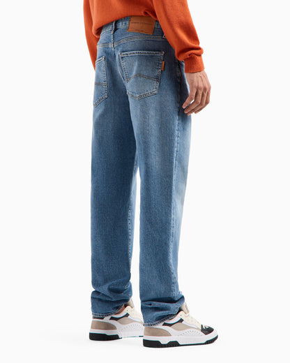 J13 slim fit jeans in indigo denim