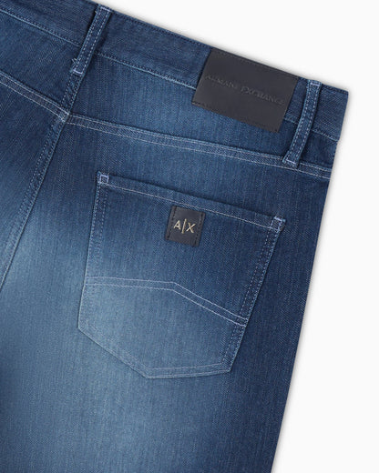 J13 slim fit jeans in indigo denim