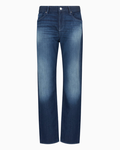 J13 slim fit jeans in indigo denim