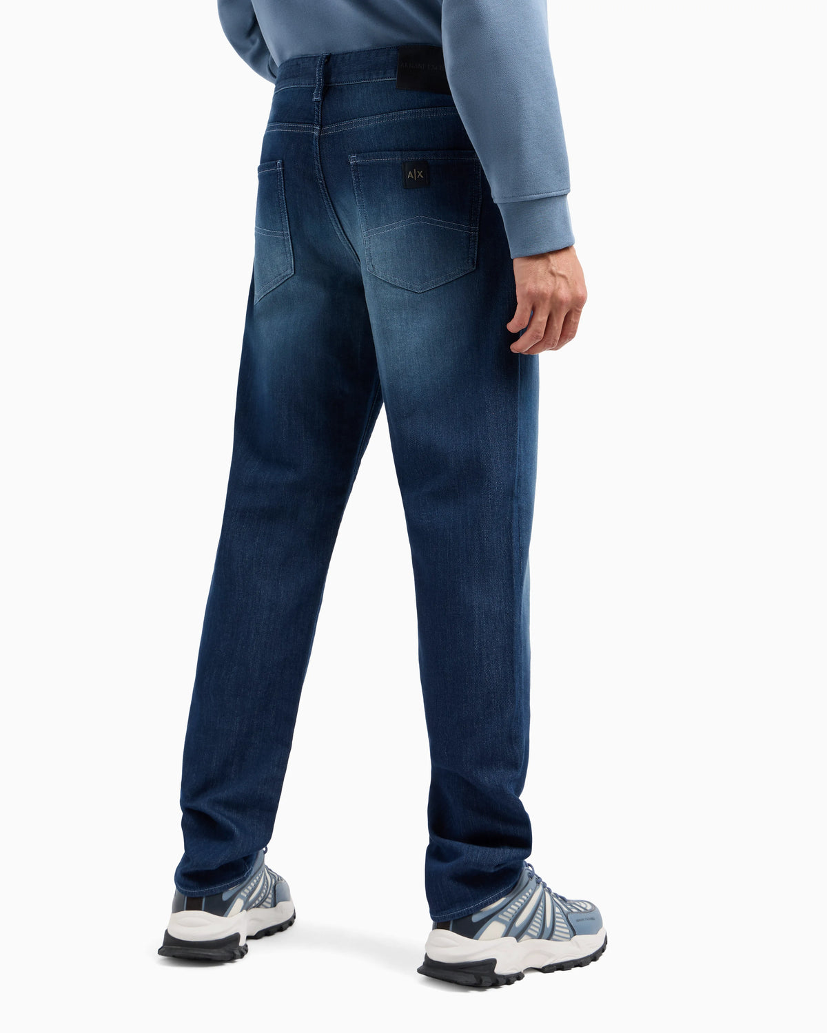 J13 slim fit jeans in indigo denim