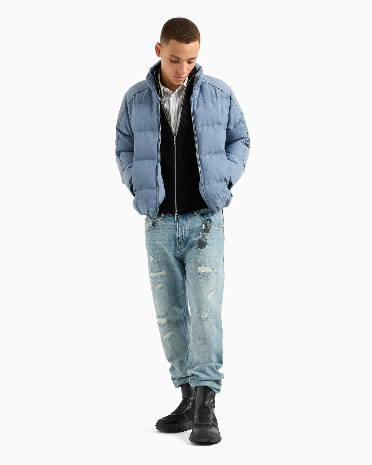 J13 slim fit jeans in indigo denim