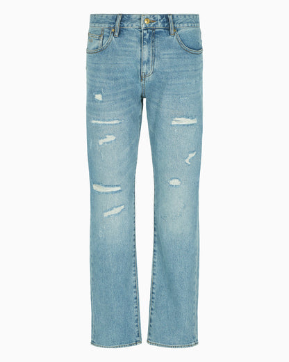 J13 slim fit jeans in indigo denim