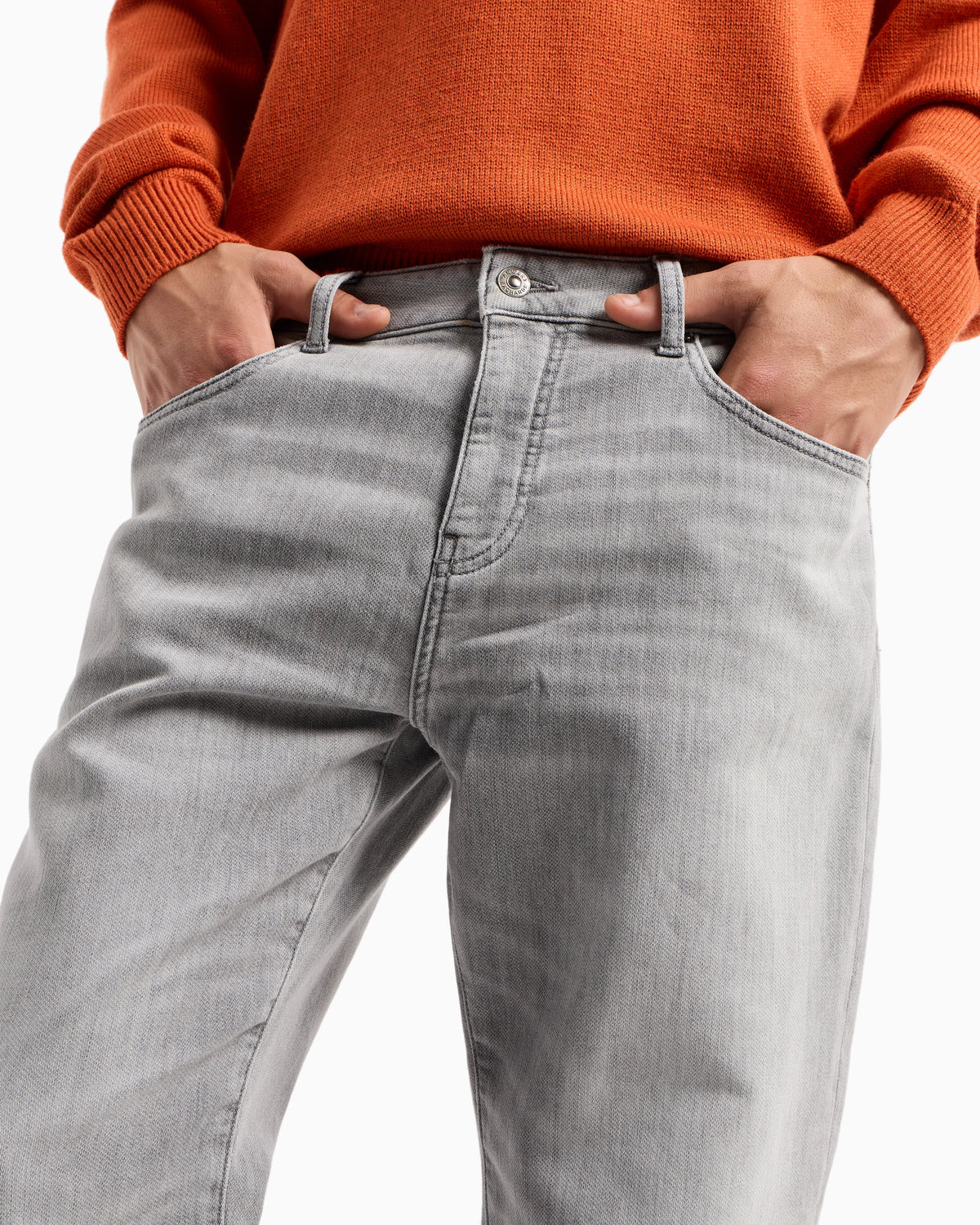 J13 slim fit jeans in indigo denim