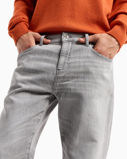 J13 slim fit jeans in indigo denim