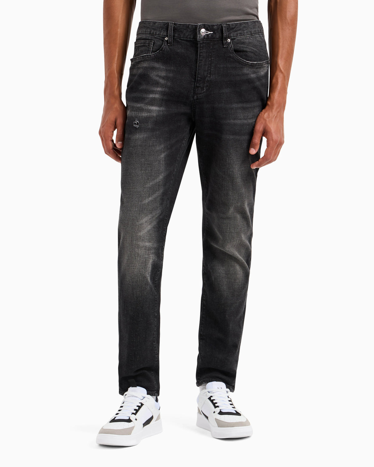 J14 skinny fit jeans in washed denim