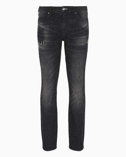 J14 skinny fit jeans in washed denim