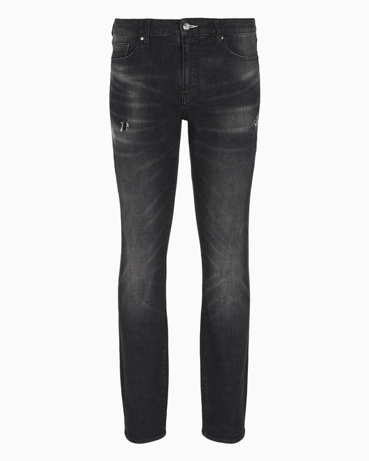 J14 skinny fit jeans in washed denim