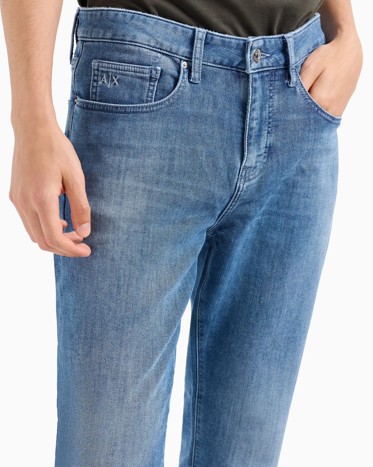 J14 skinny fit jeans in dark indigo denim