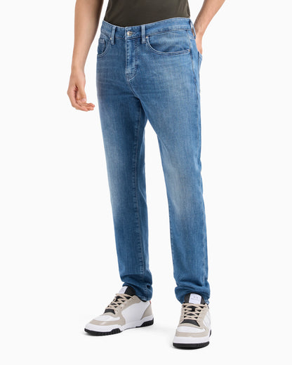 J14 skinny fit jeans in dark indigo denim