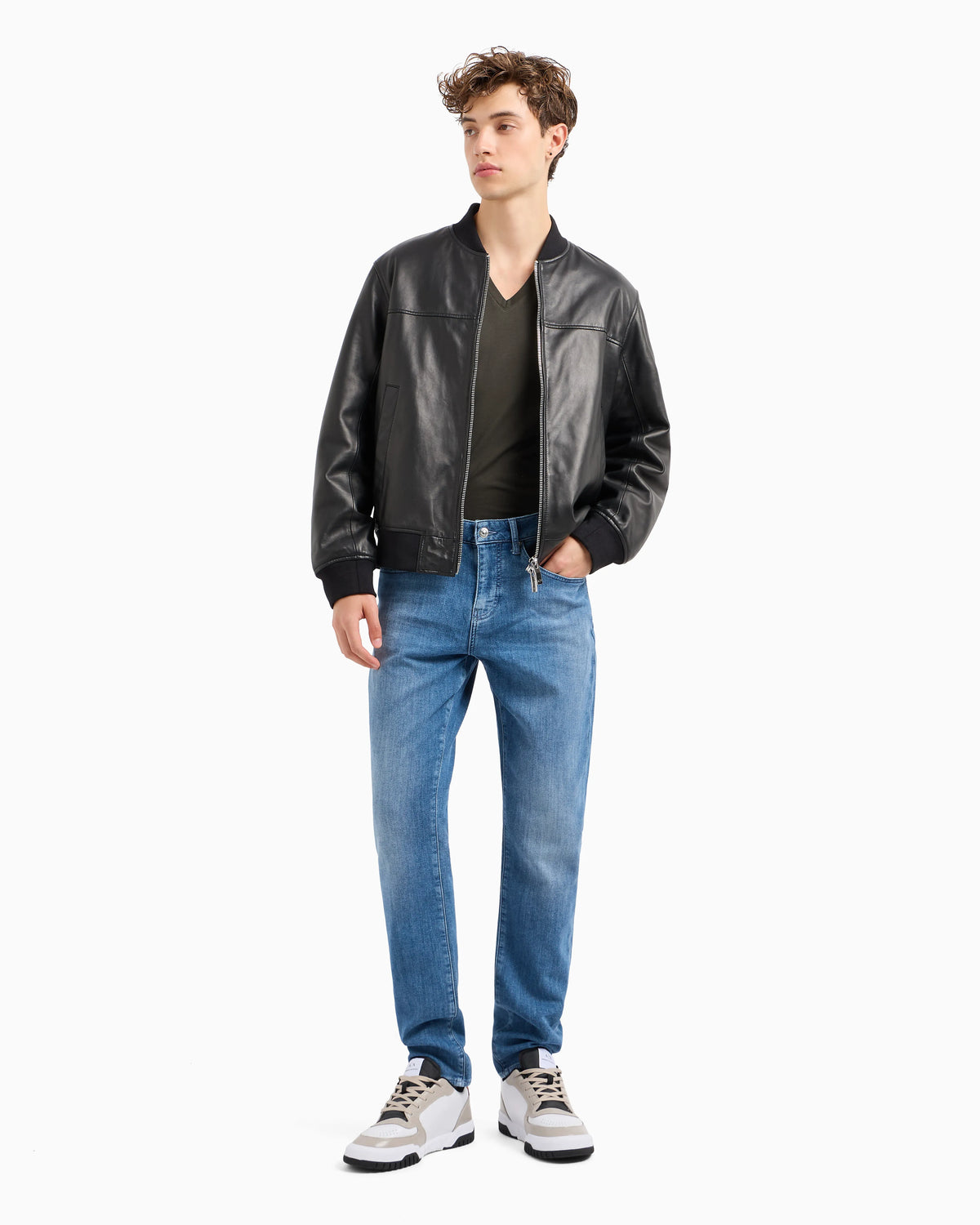 J14 skinny fit jeans in dark indigo denim