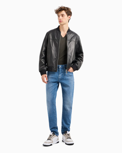J14 skinny fit jeans in dark indigo denim