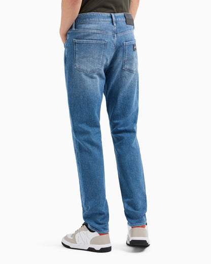 J14 skinny fit jeans in dark indigo denim
