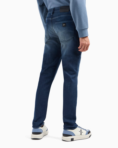 J14 skinny fit jeans in dark indigo denim