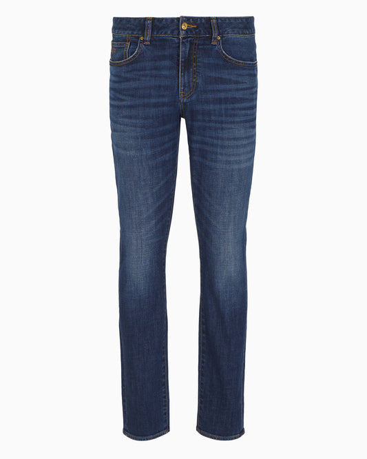 J14 skinny fit jeans in dark indigo denim