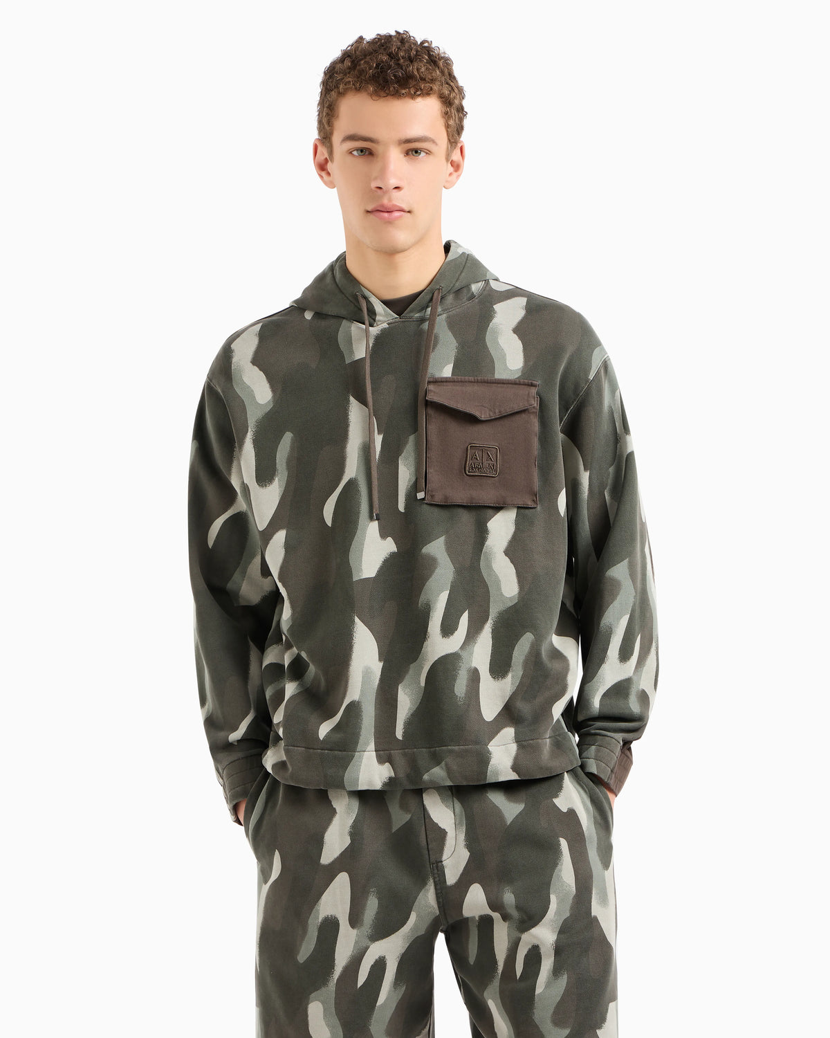 Cotton Camouflage Hoodie