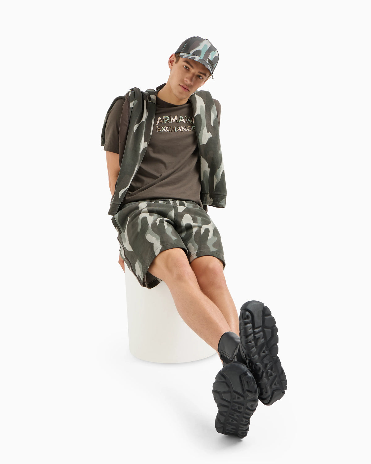Cotton Camouflage Hoodie