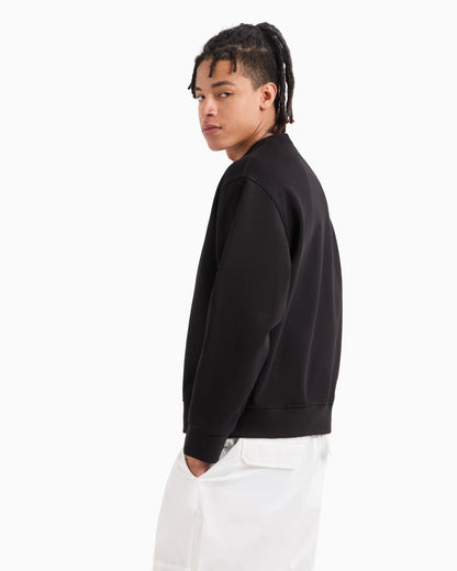French Terry Embossed Logo Sweatshirt