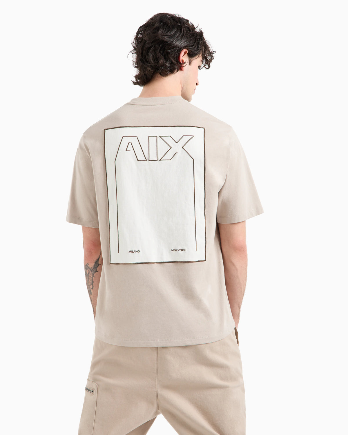 ASV Cotton Loose Fit Back Print T-Shirt