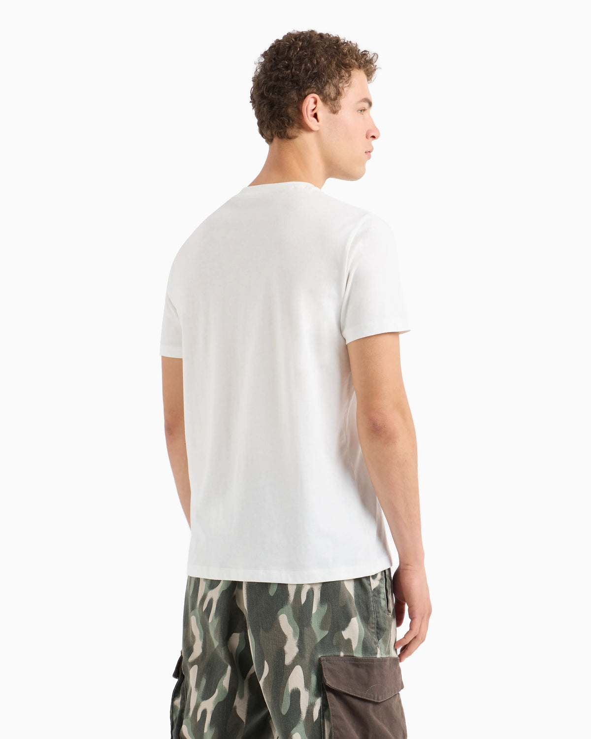 Regular fit T-shirt with urban military logo in ASV cotton