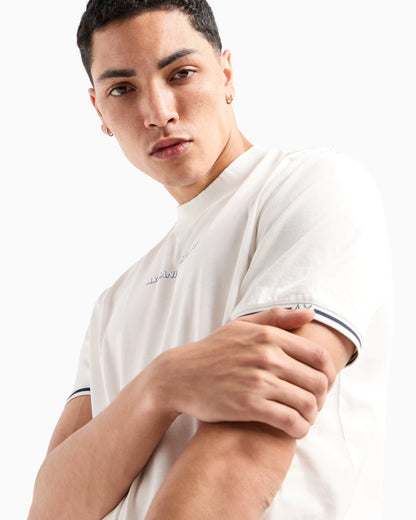 Regular fit T-shirt with contrasting profiles in ASV cotton