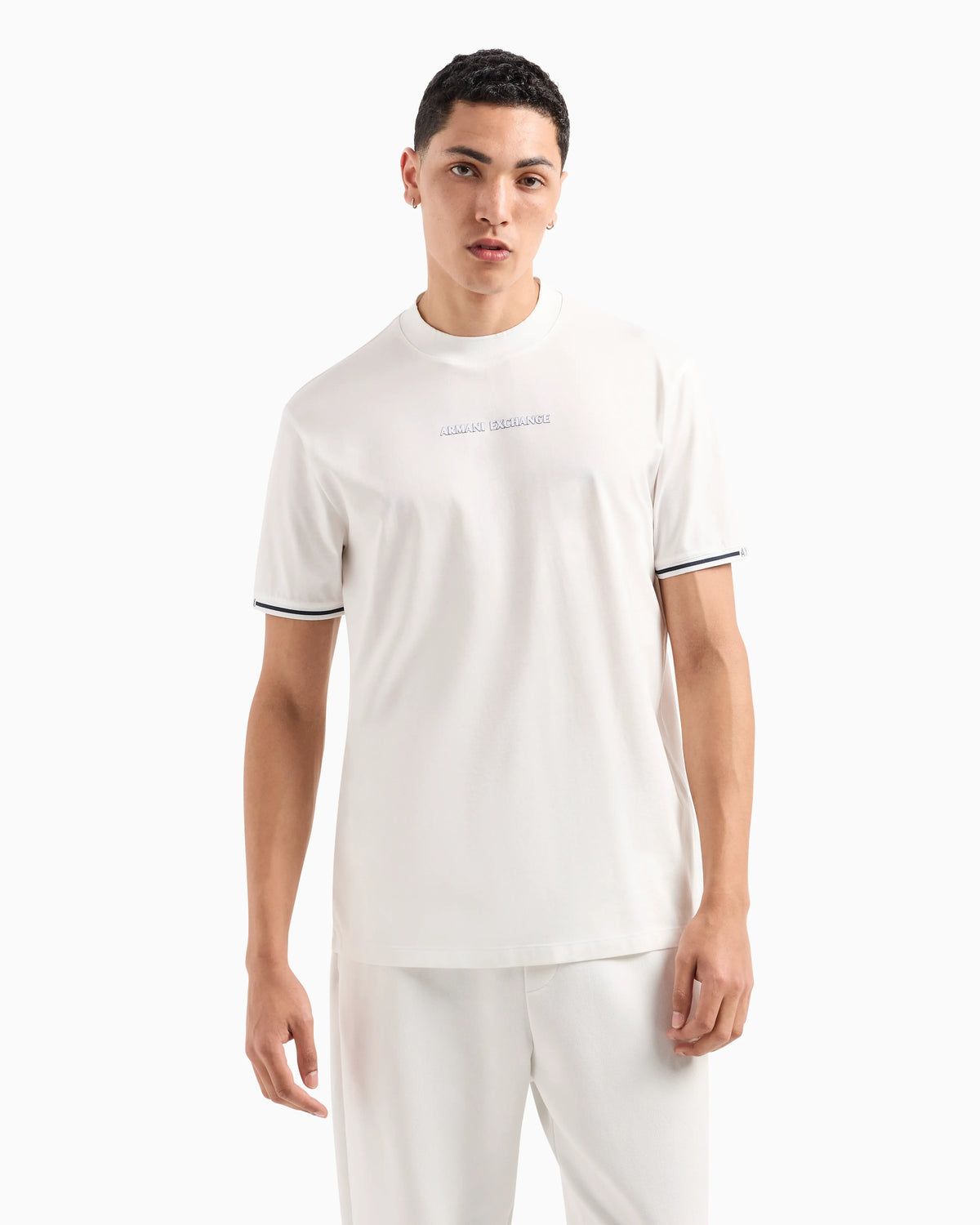 Regular fit T-shirt with contrasting profiles in ASV cotton