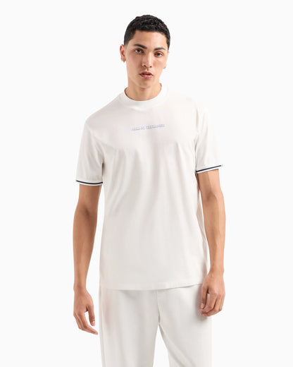 Regular fit T-shirt with contrasting profiles in ASV cotton
