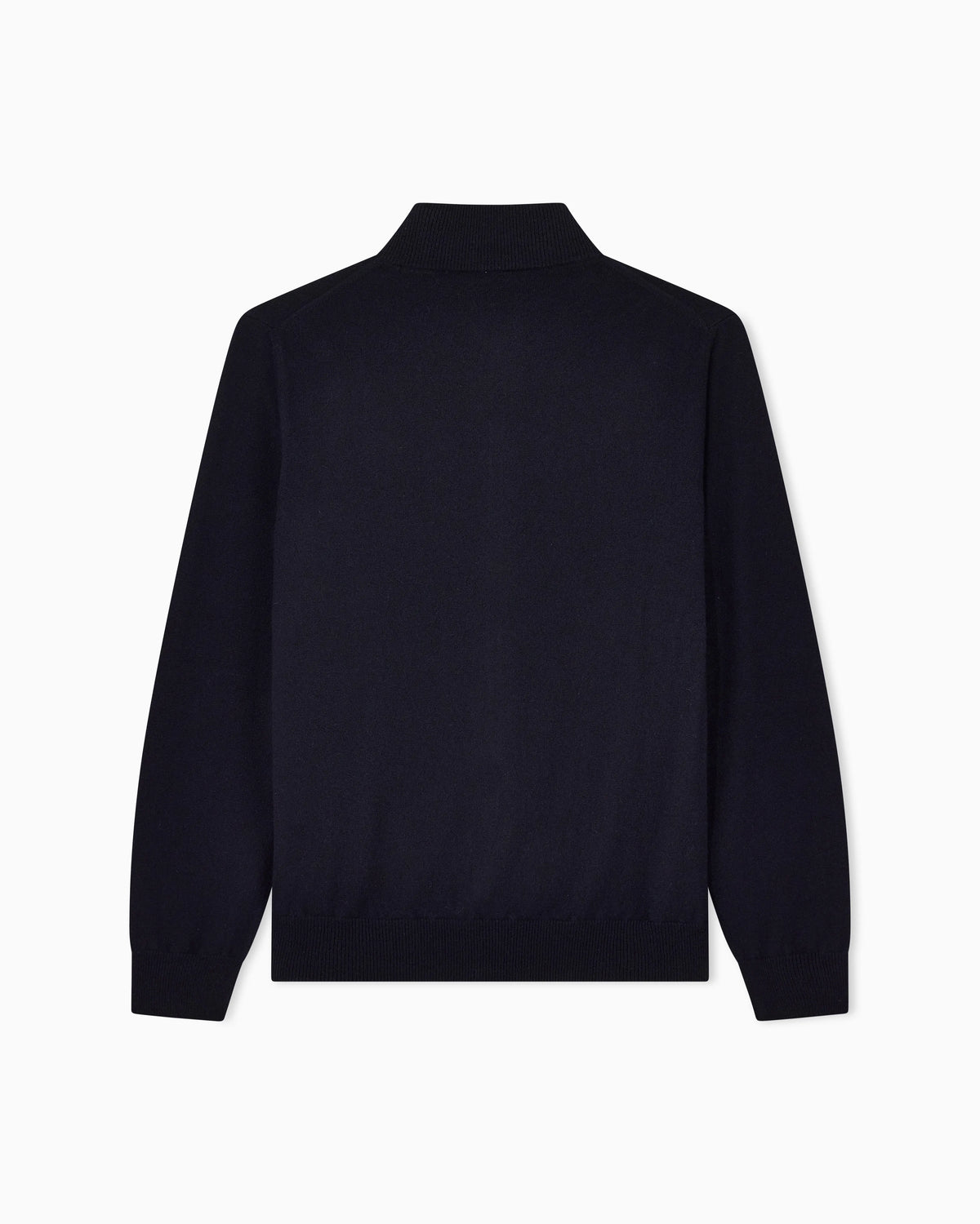 Zipped cardigan in cashmere