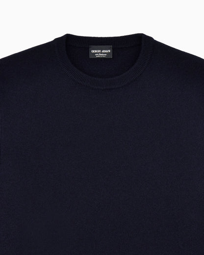 Cashmere crew-neck jumper