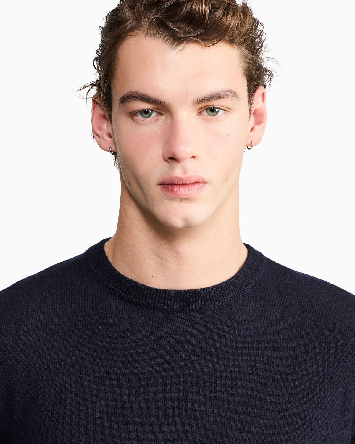Cashmere crew-neck jumper