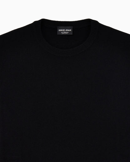 Cashmere crew-neck jumper