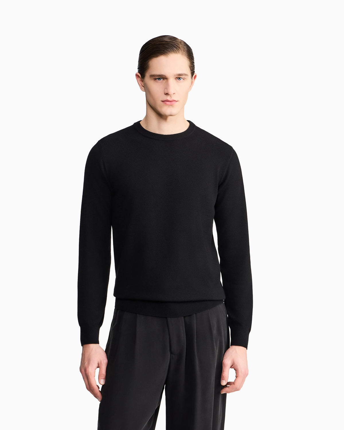 Cashmere crew-neck jumper