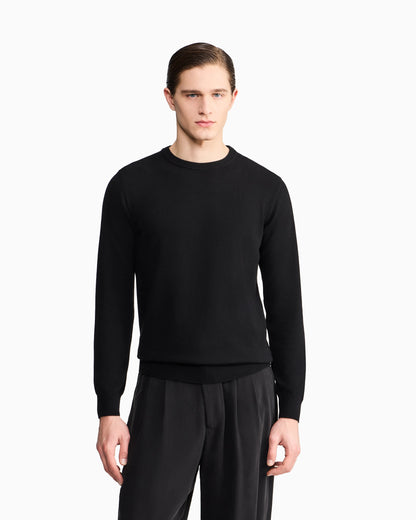 Cashmere crew-neck jumper
