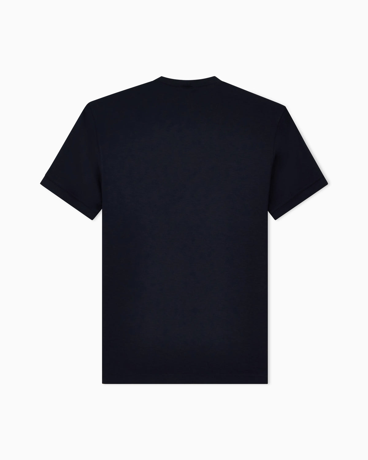Stretch t-shirt in viscose with crew neck and logo