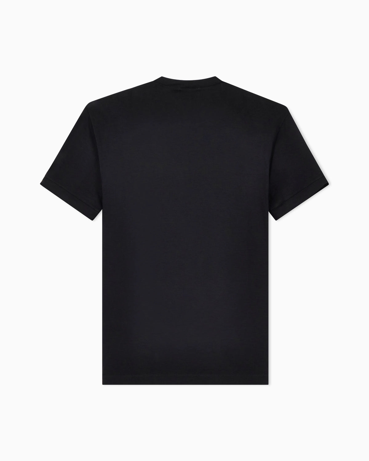 Stretch t-shirt in viscose with crew neck and logo