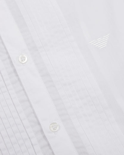Poplin shirt with eagle embroidery