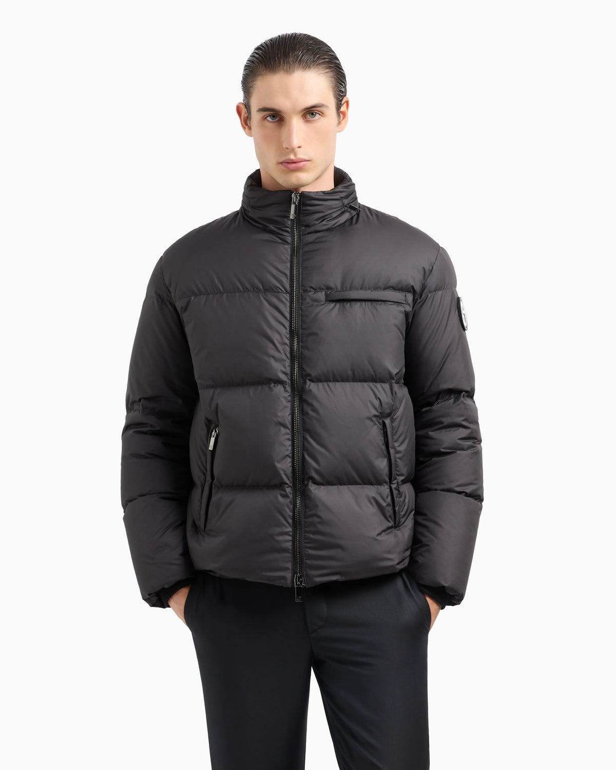 Bomber jacket with goose-down padding ASV