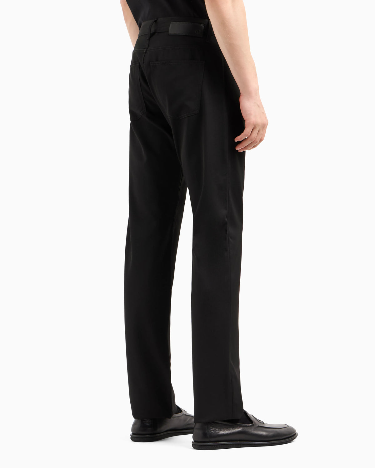 Five-pocket, regular-fit, virgin-wool trousers