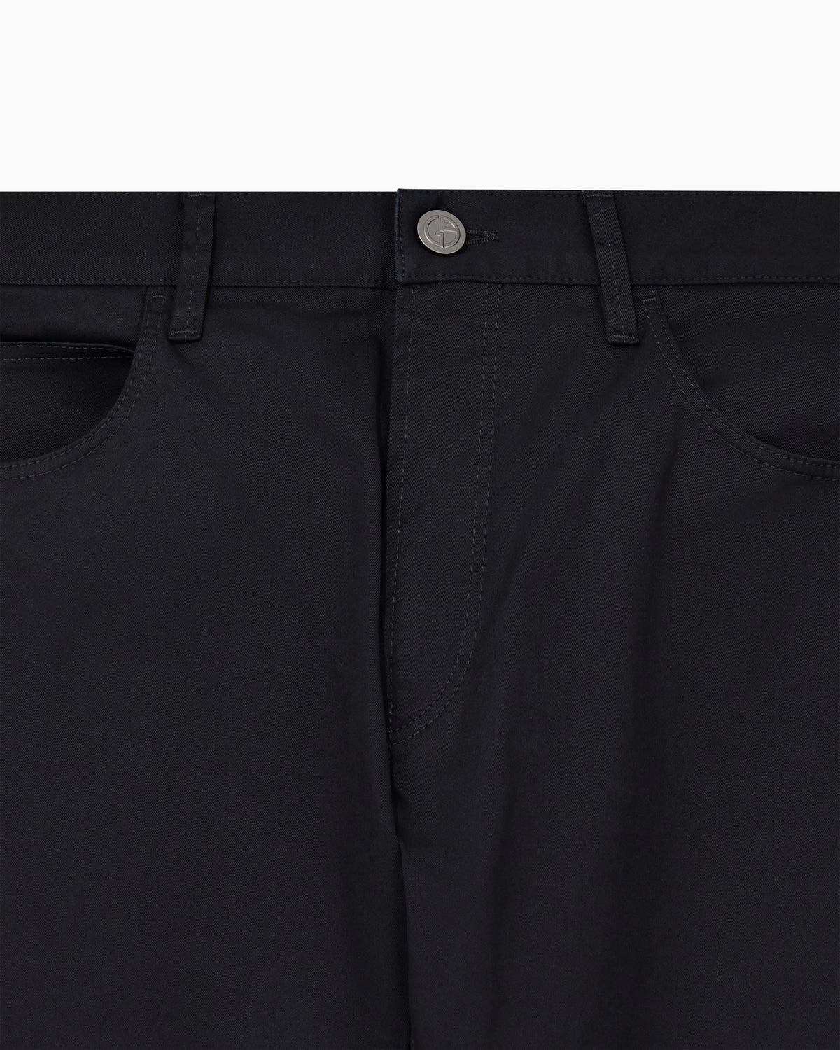 Regular-fit, five-pocket trousers in stretch cotton