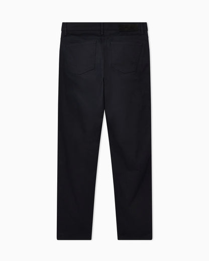 Regular-fit, five-pocket trousers in stretch cotton