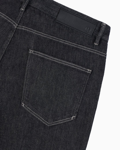 Five-pocket, slim-fit, stretch cotton-denim trousers