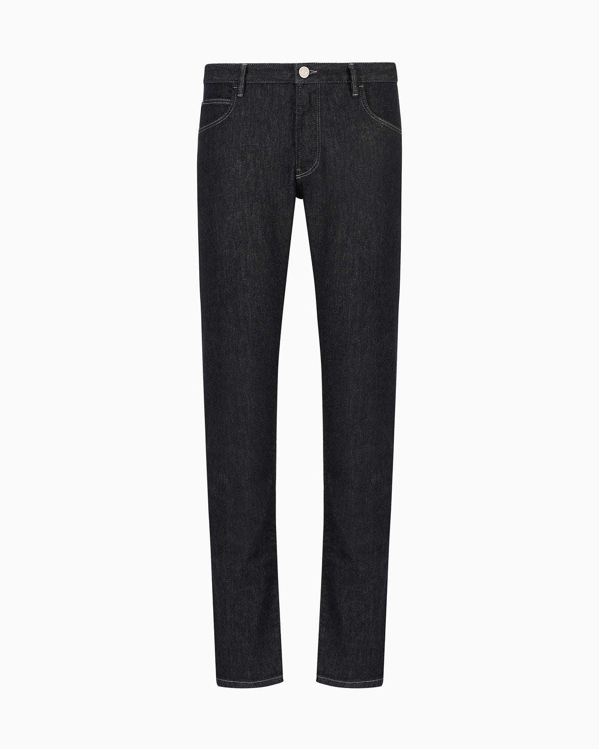 Five-pocket, slim-fit, stretch cotton-denim trousers