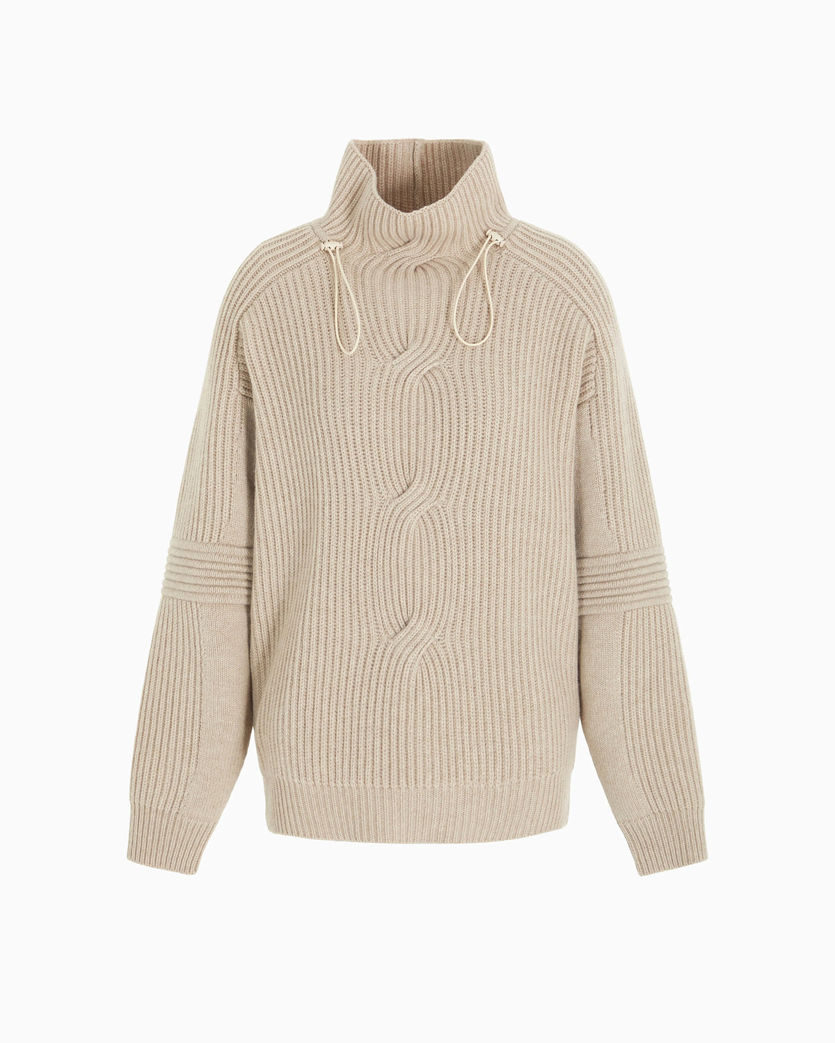 Giorgio Armani Neve ribbed cashmere mock-neck jumper
