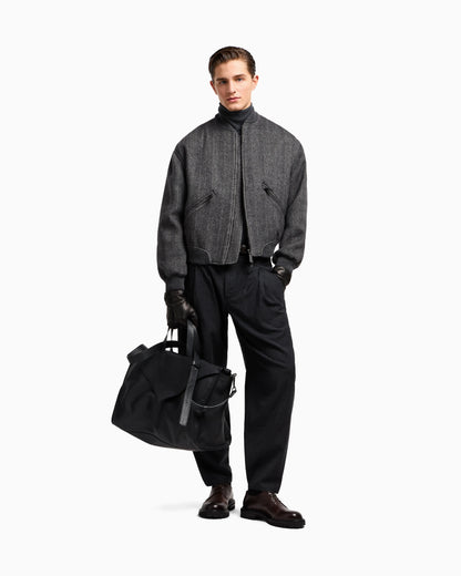 Cashmere mock-neck jumper