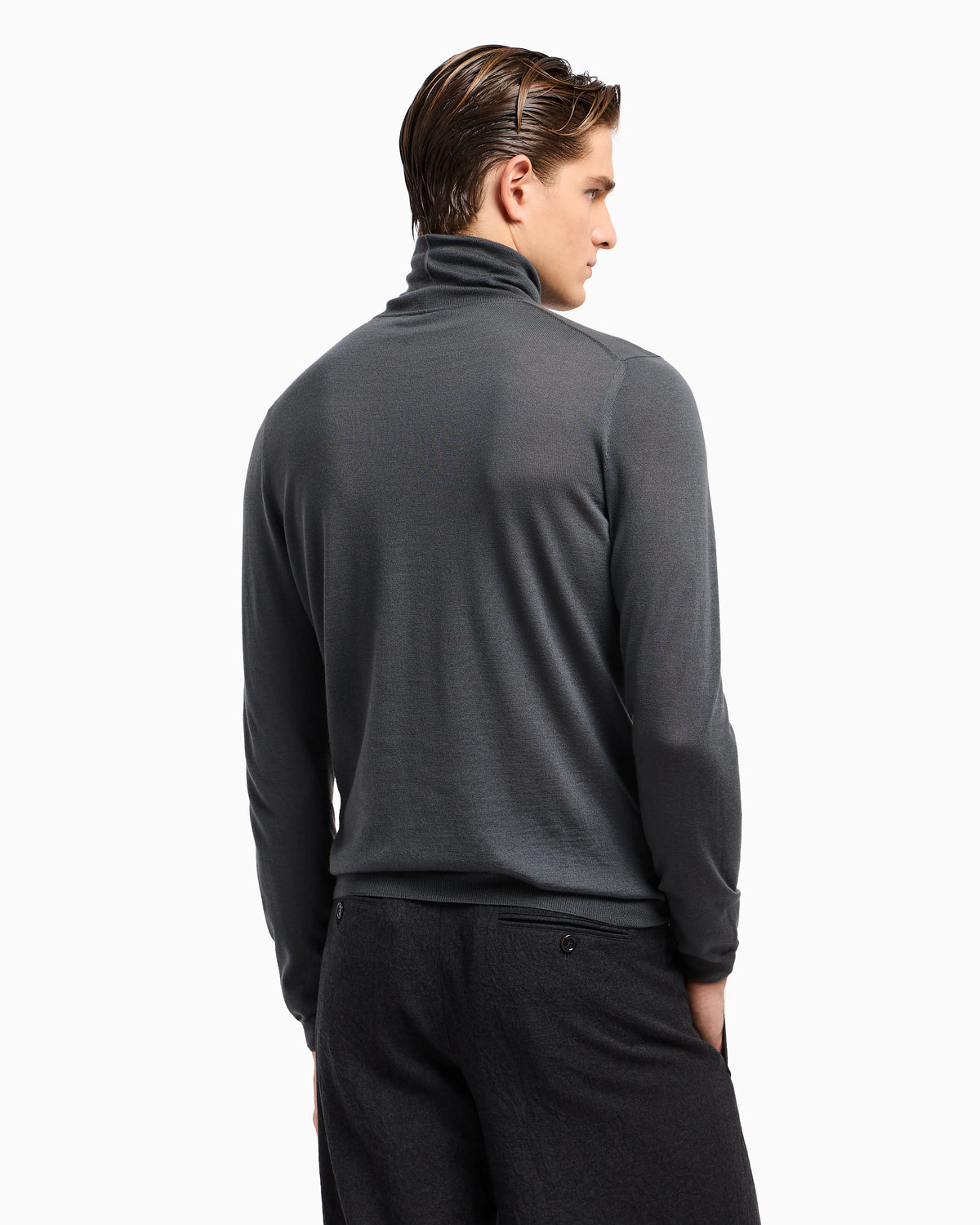 Cashmere mock-neck jumper